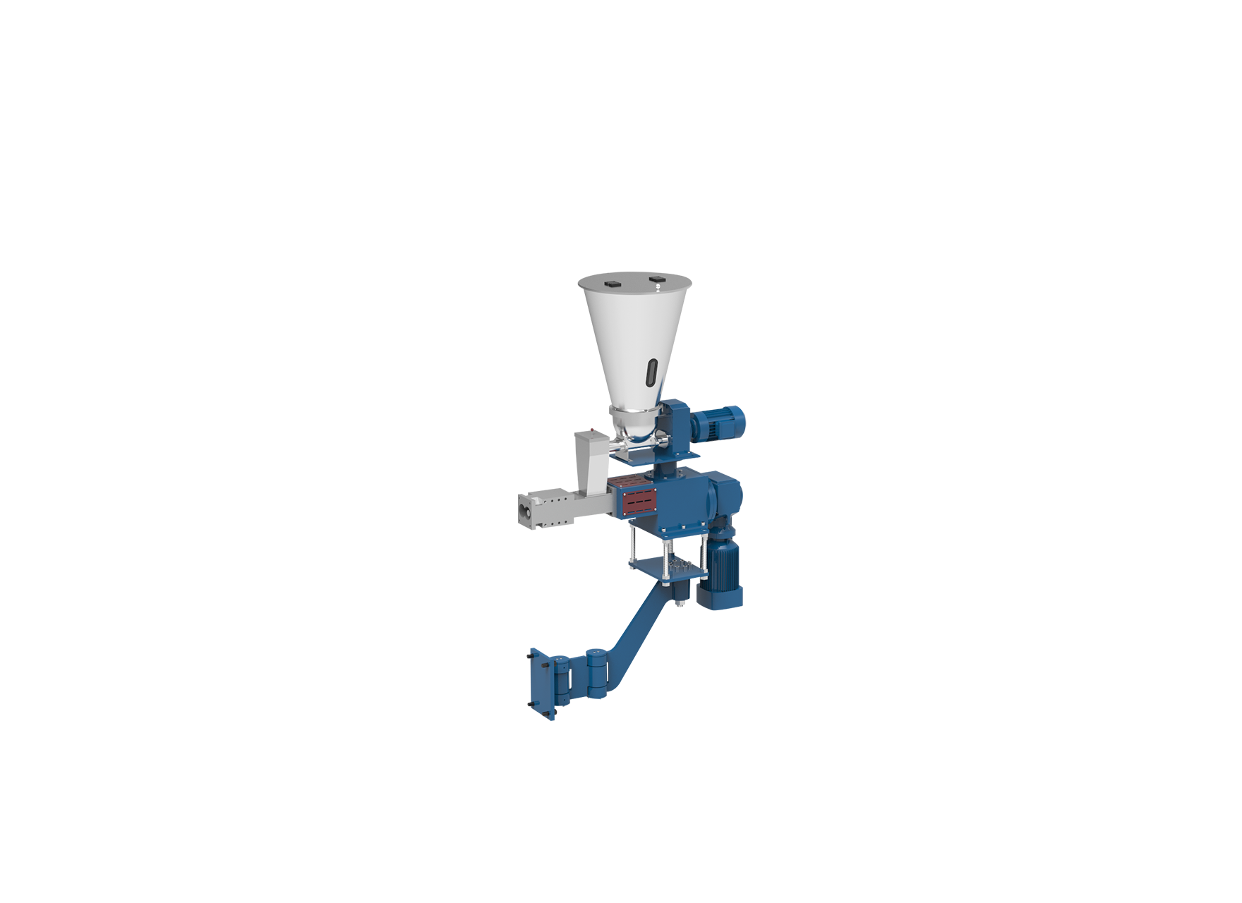 Rotary Side Feed Extruder